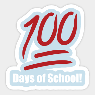 100 Days of School Sticker